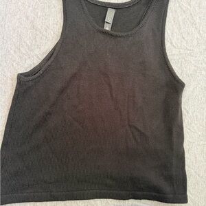 Alya Black Knit Tank